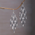 Sterling silver chandelier earrings, 'Feathered Dreams' - Handcrafted Balinese Sterling Silver Chandelier Earrings (image 2) thumbail