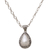 collar con colgante de perlas cultivadas - Collar con colgante de lágrima de perlas Mabe cultivadas de Bali