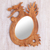 Mirror, 'Dragon Reflection' - Hand Carved Wood Wall Mirror with a Balinese Dragon thumbail