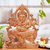 Wood relief panel, 'Ganesha's Throne' - Hand Carved Balinese Suar Wood Ganesha Hindu Relief Panel (image 2j) thumbail
