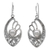 Aretes colgantes de perlas cultivadas - Pendientes balineses de plata de ley con perlas blancas cultivadas