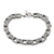 Sterling silver link bracelet, 'Twisting Maze' - Handcrafted Belinese Sterling Silver Unisex Link Bracelet thumbail