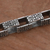 Sterling silver link bracelet, 'Twisting Maze' - Handcrafted Belinese Sterling Silver Unisex Link Bracelet (image 2c) thumbail