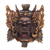Holzmaske, 'Sang Suratama' - Wandmaske aus Akazienholz aus Indonesien