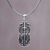 Men's sterling silver pendant necklace, 'Blade of Gaja Mada' - Artisan Crafted Javanese Sterling Silver Men's Necklace (image 2) thumbail