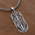 Men's sterling silver pendant necklace, 'Blade of Gaja Mada' - Artisan Crafted Javanese Sterling Silver Men's Necklace (image 2c) thumbail