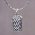 Men's sterling silver pendant necklace, 'Bali Winds' - Sterling Silver Men's Spiral Pendant Necklace from Indonesia (image 2) thumbail