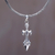 Men's sterling silver pendant necklace, 'Sword of Airlangga' - Sterling Silver Sword Pendant Necklace from Indonesia (image 2) thumbail