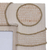 Natural fiber photo frames, 'Circle of Memories in Beige' (4x6 and 3x5) - 4x6 and 3x5 Natural Fiber Indonesian Photo Frames in Beige (image 2e) thumbail