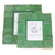 Natural fiber photo frames, 'Circle of Memories in Green' (4x6 and 3x5) - 4x6 and 3x5 Natural Fiber Indonesian Photo Frames in Green