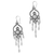 Pendientes candelabro de perlas cultivadas, 'Gotas de rocío' - Pendientes candelabro de perlas cultivadas y plata 925 de Bali