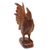 Wood sculpture, 'Rooster Pride' - Hand Carved Suar Wood Sculpture of Rooster (image 2b) thumbail