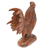 Wood sculpture, 'Rooster Pride' - Hand Carved Suar Wood Sculpture of Rooster (image 2c) thumbail