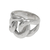 Sterling silver cocktail ring, 'Bold and Brave' - 925 Sterling Silver Unisex Cocktail Ring from Indonesia (image 2d) thumbail