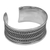 Sterling silver cuff bracelet, 'Elegant Fortress' - Sterling Silver Cuff Bracelet with Dot Motifs from Indonesia