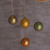 Wood ornaments, 'Golden Baubles' (set of 4) - Four Round Gold Tone Albesia Wood Ornaments from Bali (image 2c) thumbail