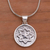 Reversible sterling silver pendant necklace, 'Rooted in Hope' - Sterling Silver Star Pendant Necklace from Indonesia (image 2c) thumbail