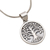Reversible sterling silver pendant necklace, 'Rooted in Hope' - Sterling Silver Star Pendant Necklace from Indonesia (image 2d) thumbail