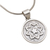 Reversible sterling silver pendant necklace, 'Rooted in Hope' - Sterling Silver Star Pendant Necklace from Indonesia (image 2e) thumbail