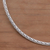 Sterling silver collar necklace, 'Fine Braids' - Sterling Silver Braided Collar Necklace from Indonesia (image 2c) thumbail
