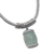 Chalcedony pendant necklace, 'Borobudur Altar' - Rectangle Chalcedony and Sterling Silver Necklace from Bali (image 2e) thumbail