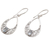 Blue topaz dangle earrings, 'Elegant Tears' - Blue Topaz and 925 Silver Spiral Dangle Earrings from Bali (image 2d) thumbail