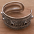 Garnet cuff bracelet, 'Uluwatu Altar' - Balinese Sterling Silver Cuff Bracelet with Garnet 3.5 Cts (image 2b) thumbail