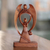 Wood sculpture, 'Woman and Angel' - Suar Wood Scultpure of a Woman and Angel from Bali (image 2) thumbail
