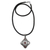 Garnet pendant necklace, 'Klungkung Majesty' - Garnet and 925 Sterling Silver Pendant Necklace from Bali (image 2d) thumbail