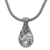 Blue topaz pendant necklace, 'Patterns of the World' - Blue Topaz and Sterling Silver Pendant Necklace from Bali thumbail