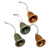 Wood ornaments, 'Yuletide Bells' (set of 4) - Four Gold Tone Distressed Wood Bell Ornaments from Bali