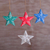 Wood ornaments, 'Multicolored Stars' (set of 4) - Four Multicolored Albesia Wood Star Ornaments from Bali (image 2c) thumbail
