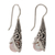 Cultured pearl drop earrings, 'Emerging Beauty in Peach' - Cultured Pearl and Sterling Silver Drop Earrings from Bali (image 2b) thumbail