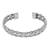 Sterling silver cuff bracelet, 'Celuk Braid' - Artisan Crafted 925 Sterling Silver Cuff Bracelet from Bali (image 2d) thumbail