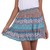 Rayon miniskirt, 'Morning in Paradise' - Turquoise and Grey Rayon Skirt from Indonesia (image 2a) thumbail