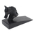 Wood door stopper, 'Handy Horse in Black' - Hand Carved Suar Wood Horse Door Stopper in Black from Bali (image 2a) thumbail
