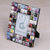 Recycled paper photo frame, 'Square Shrines' (4x6) - 4x6 Recycled Paper Photo Frame with Multicolored Squares