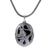 Onyx pendant necklace, 'Lord of Dragons' - Onyx and Sterling Silver Dragon Pendant Necklace from Bali (image 2a) thumbail