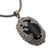 Onyx pendant necklace, 'Garden Arch' - Onyx Flower and Tree Pendant Necklace by Bali Artisans (image 2c) thumbail