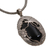 Onyx pendant necklace, 'Nighttime Butterfly' - Onyx and Sterling Silver Butterfly Balinese Pendant Necklace (image 2c) thumbail