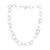 Sterling silver chain necklace, 'Stellar Rings' - 925 Sterling Silver Modern Chain Necklace from Bali (image 2a) thumbail