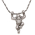 Sterling silver pendant necklace, 'Monkey Charm' - Sterling Silver Monkey Pendant Necklace from Indonesia (image 2c) thumbail