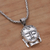 Collar colgante de plata esterlina - Collar con colgante de Buda de plata de ley hecho a mano