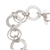 Curated Gift Set, 'Circle of Hope' - Sterling Silver Bracelet and Earrings Curated Gift Set