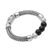 Onyx beaded chain bracelet, 'Bold Elegance' - Onyx and Sterling Silver Beaded Chain Bracelet from Bali