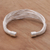 Sterling silver cuff bracelet, 'Live Wire' - Sterling Silver Wrapped Wire Bracelet Handcrafted in Bali (image 2c) thumbail