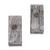 Wood tapestry hangers, 'Bali Sunflowers' (pair) - Pair of Wood and Brass Floral Tapestry Hangers from Bali (image 2d) thumbail
