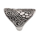 Sterling silver cocktail ring, 'Temple Pebbles' - Sterling Silver Combination Finish Cocktail Ring from Bali