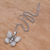 Collar colgante de plata esterlina - Collar con colgante de mariposa de plata de ley 925 de Bali