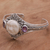 Amethyst cuff bracelet, 'Stellar Embrace' - Artisan Crafted Amethyst Cuff Bracelet from Bali (image 2b) thumbail